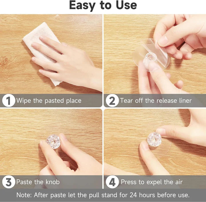 Self Adhesive Crystal Knobs