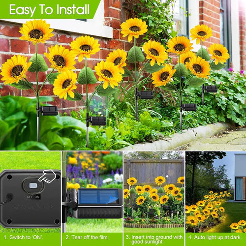 Rare Sunflower Solar Light