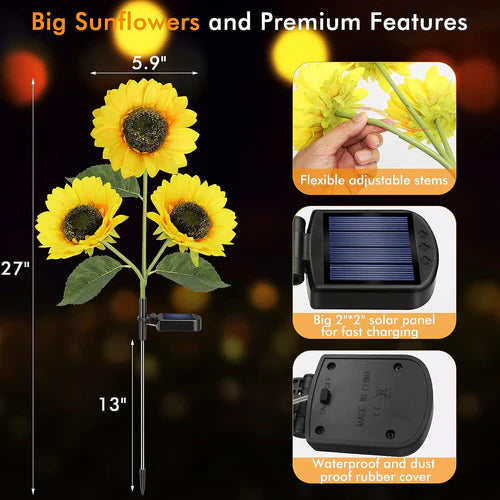 Rare Sunflower Solar Light