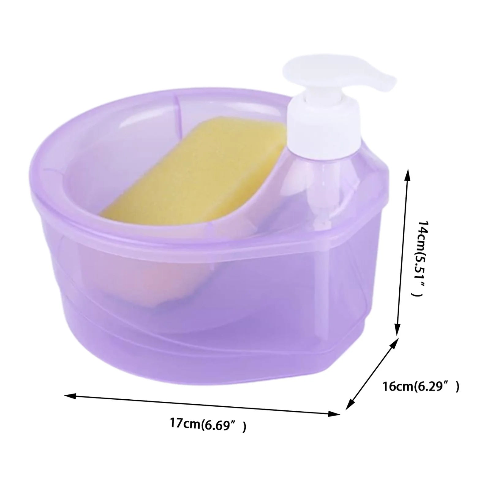 Kitchen Liquid Dispenser (Free Sponge)