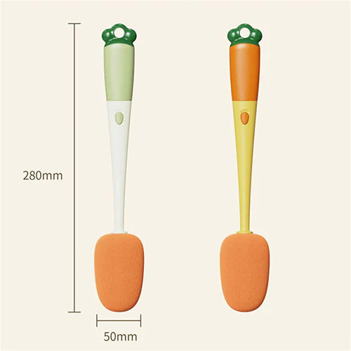 3 in 1 Multi-functional Carrot Brush (Pack Of Two)