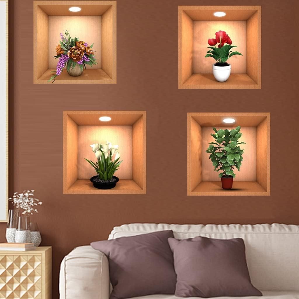 RARe™  3D Wall Decor Stickers (Set of 4): Luxury Meets Affordability