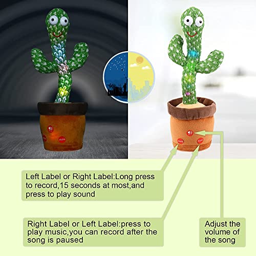 Dancing Cactus Toy with Mimic & Speak Option