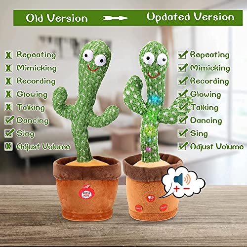 Dancing Cactus Toy with Mimic & Speak Option