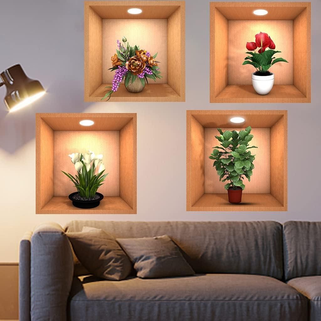 RARe™  3D Wall Decor Stickers (Set of 4): Luxury Meets Affordability