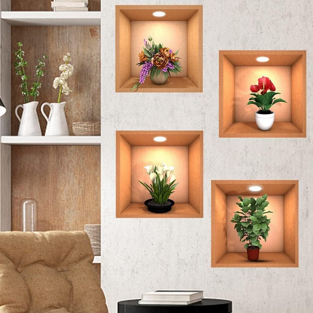 RARe™  3D Wall Decor Stickers (Set of 4): Luxury Meets Affordability